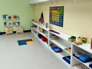 Hercules, California, preschool classroom view