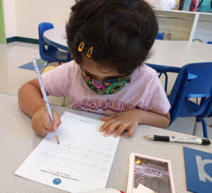 Online and Virtual Preschool and Kindergarten taught using Montessori methods.