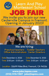 Preschool Job Fair