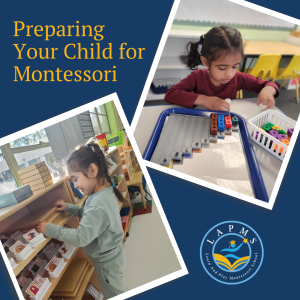 Brochure supporting a Montessori school in Fremont, California.