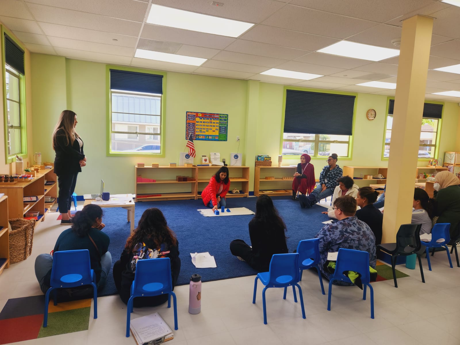 A Montessori preschool classroom opening soon in San Carlos, California.