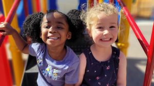 children on the playground